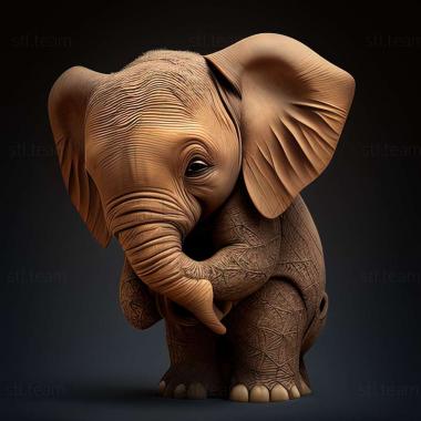 3D model Elephant from Dumbo (STL)